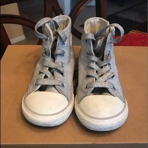 Toddler girl size 9 Converse sneakers